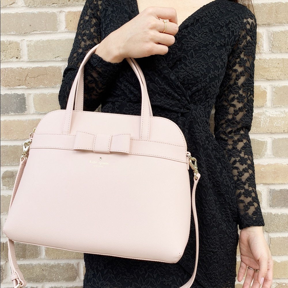 ‼️SALE‼️ 🌺🌺 spade pink large satchel crossbody - Picture 3 of 6